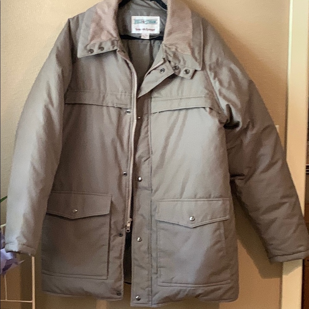 Field & Stream Gray Puffer Jacket Outdoor Essential